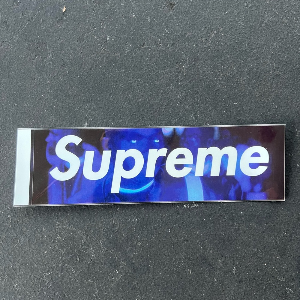 Supreme FW21 Nas Belly DMX Box Logo Sticker America Eats Its Young